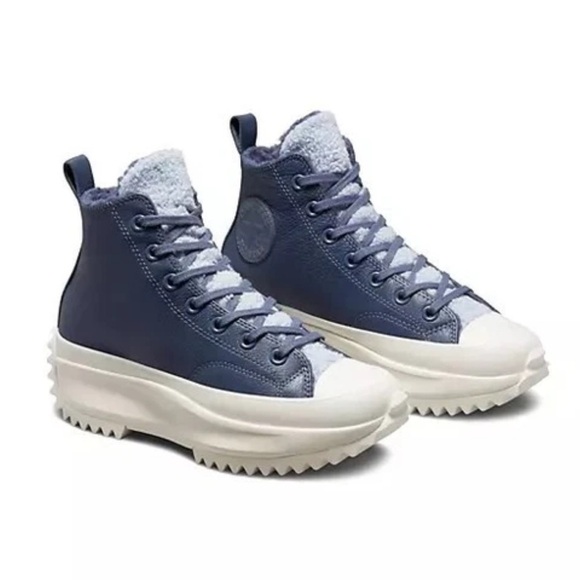 Converse Shoes - New Converse Run Star Hike Hi Steel/Concord/Ghost 172058C Size 37.5
